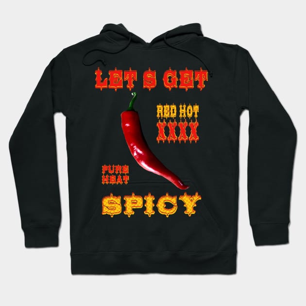 Hot Chili Spicy Food Expert Hoodie by PlanetMonkey